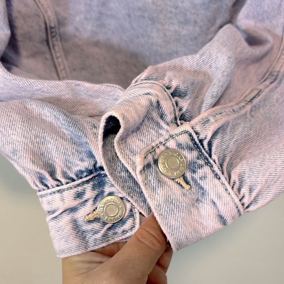 Gap Denim Light Pick Wash Cropped Jacket XS - Picture 3 of 6